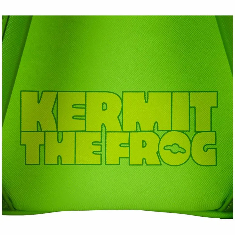 The Muppets - Kermit the Frog 11" Faux Leather Mini Backpack