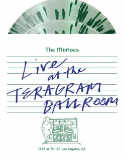 The Murlocs - Live at the Teragram Ballroom 2xLP Vinyl Record (Coke Bottle Clear with Evergreen Splatter Vinyl)