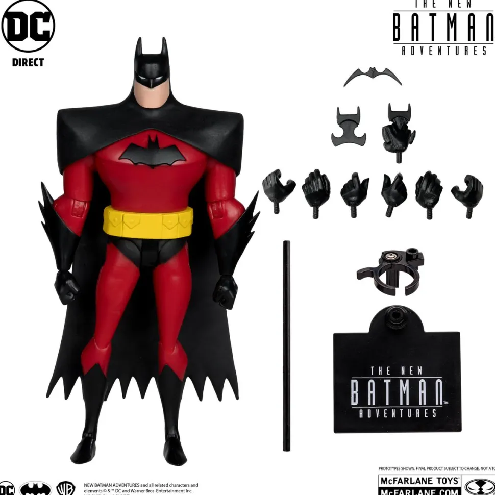 The New Batman Adventures (1997) - Batman (Red & Black) 6" Scale Action Figure