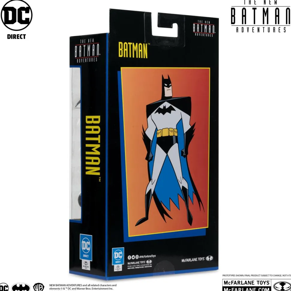 The New Batman Adventures (1997) - Batman (Red & Black) 6" Scale Action Figure