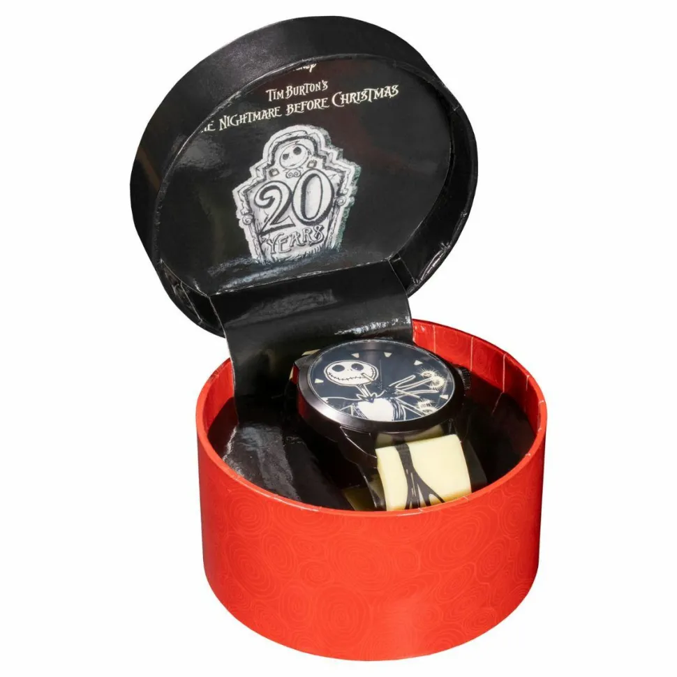 The Nightmare Before Christmas - Jack Skellington Green Silicone Band Watch (One-Size)