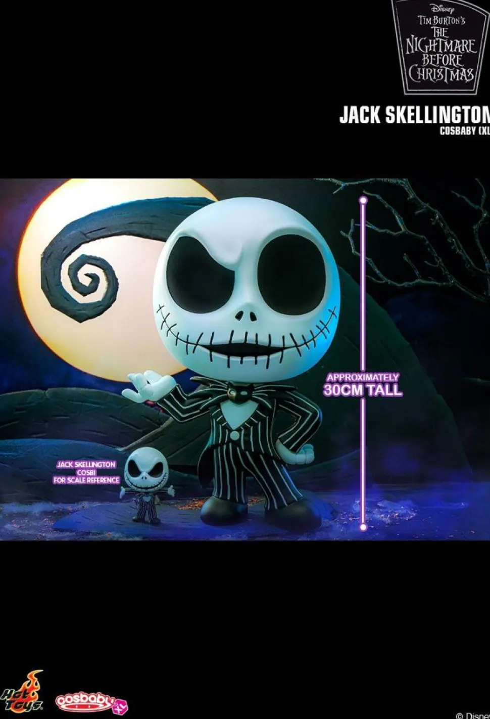 The Nightmare Before Christmas - Jack Skellington Cosbaby (XL) Hot Toys Figure