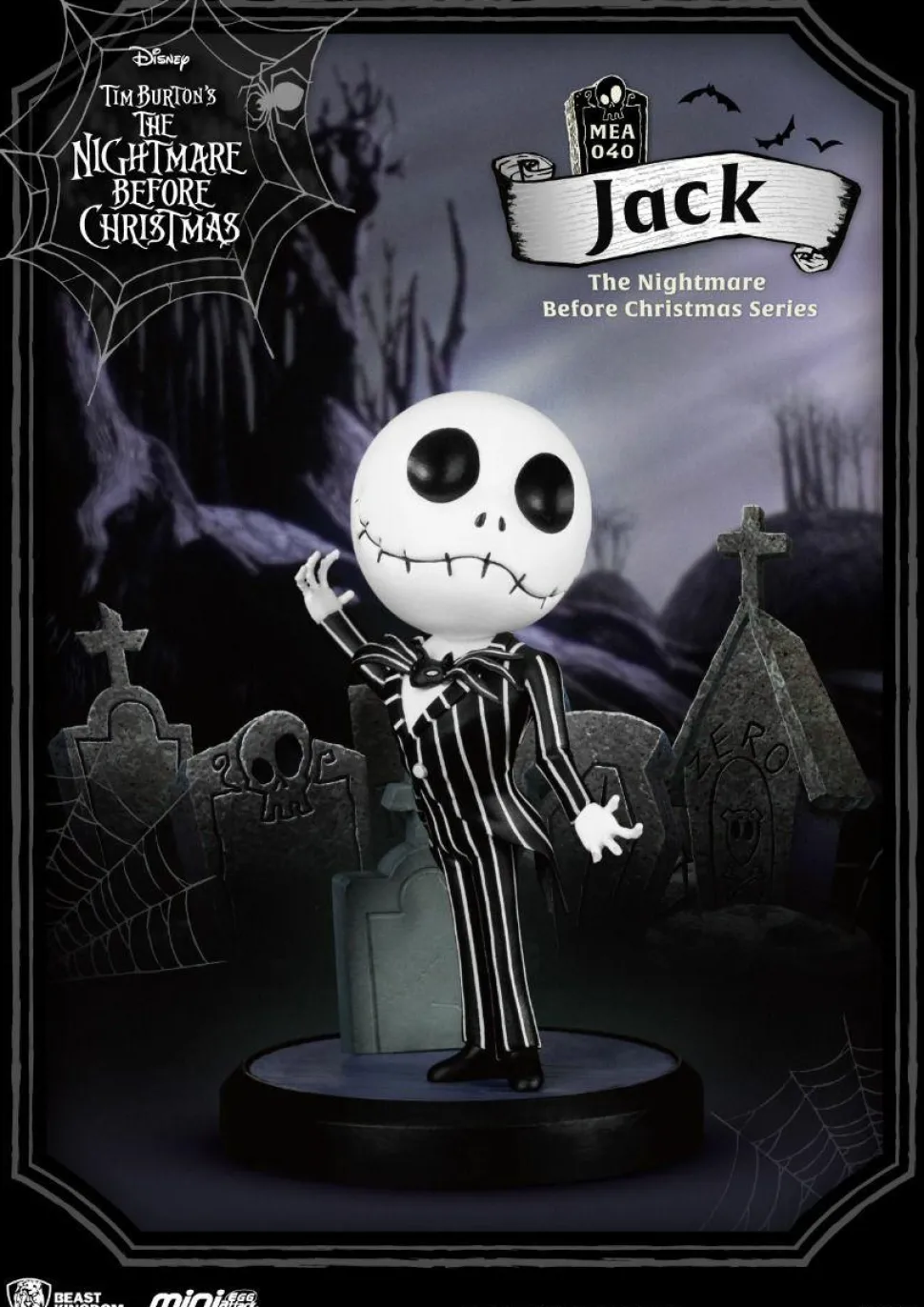 The Nightmare Before Christmas - The Nightmare Before Christmas MEA-040 3” Mini Egg Attack Action Figures (Set of 6)