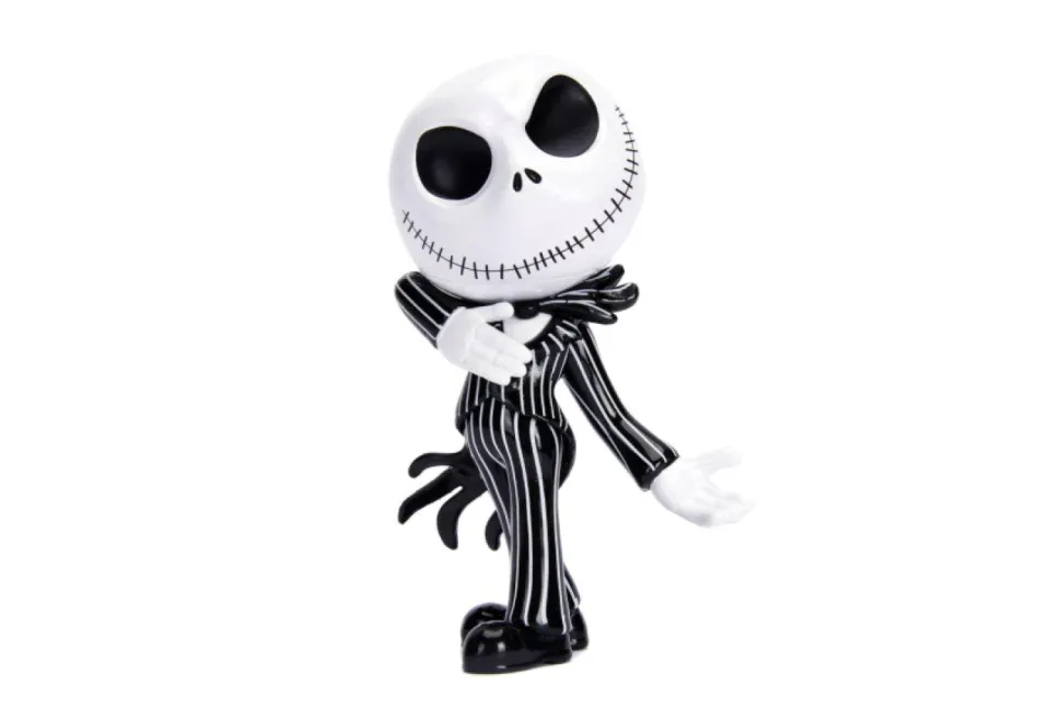 The Nightmare Before Christmas - Jack Skellington Glow-in-the-Dark Metalfigs 4" Die-Cast Figure