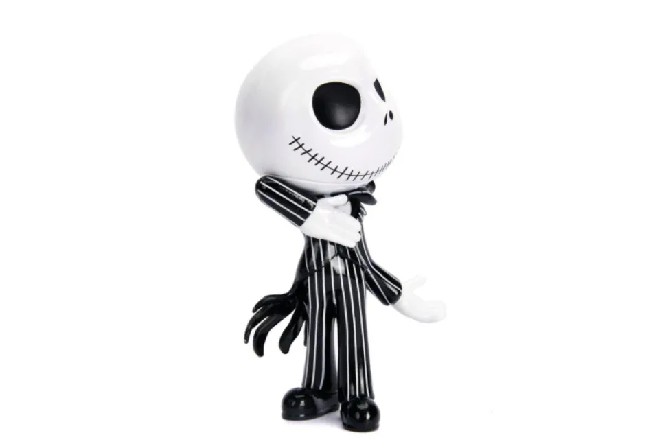 The Nightmare Before Christmas - Jack Skellington Glow-in-the-Dark Metalfigs 4" Die-Cast Figure