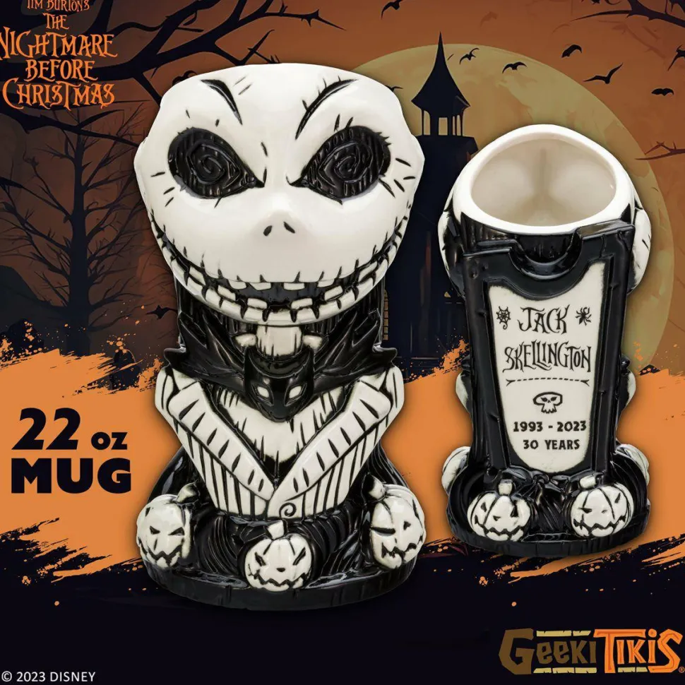 The Nightmare Before Christmas - Jack Skellington 30th Anniversary Geeki Tikis Ceramic Mug
