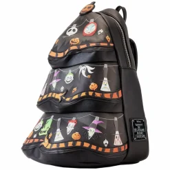 The Nightmare Before Christmas - Tree String Lights Glow in the Dark 13" Faux Leather Mini Backpack