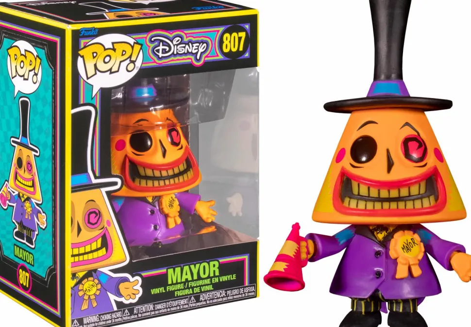 The Nightmare Before Christmas - Blacklight Santa Jack Is Coming To Pop! Vinyl Bundle (Set of 7)