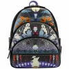 The Nightmare Before Christmas - Lock, Shock, Barrel & Oogie Boogie Glow in the Dark 10” Faux Leather Mini Backpack