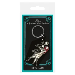 The Nightmare Before Christmas - Jack & Sally Coffin Rubber Keychain