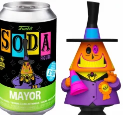 The Nightmare Before Christmas - Mayor Blacklight Vinyl SODA Figure in Collector Can (International Edition)
