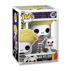 The Nightmare Before Christmas - Jack Skellington with Zero at the Beach Pop! Vinyl Figure