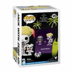 The Nightmare Before Christmas - Jack Skellington with Zero at the Beach Pop! Vinyl Figure
