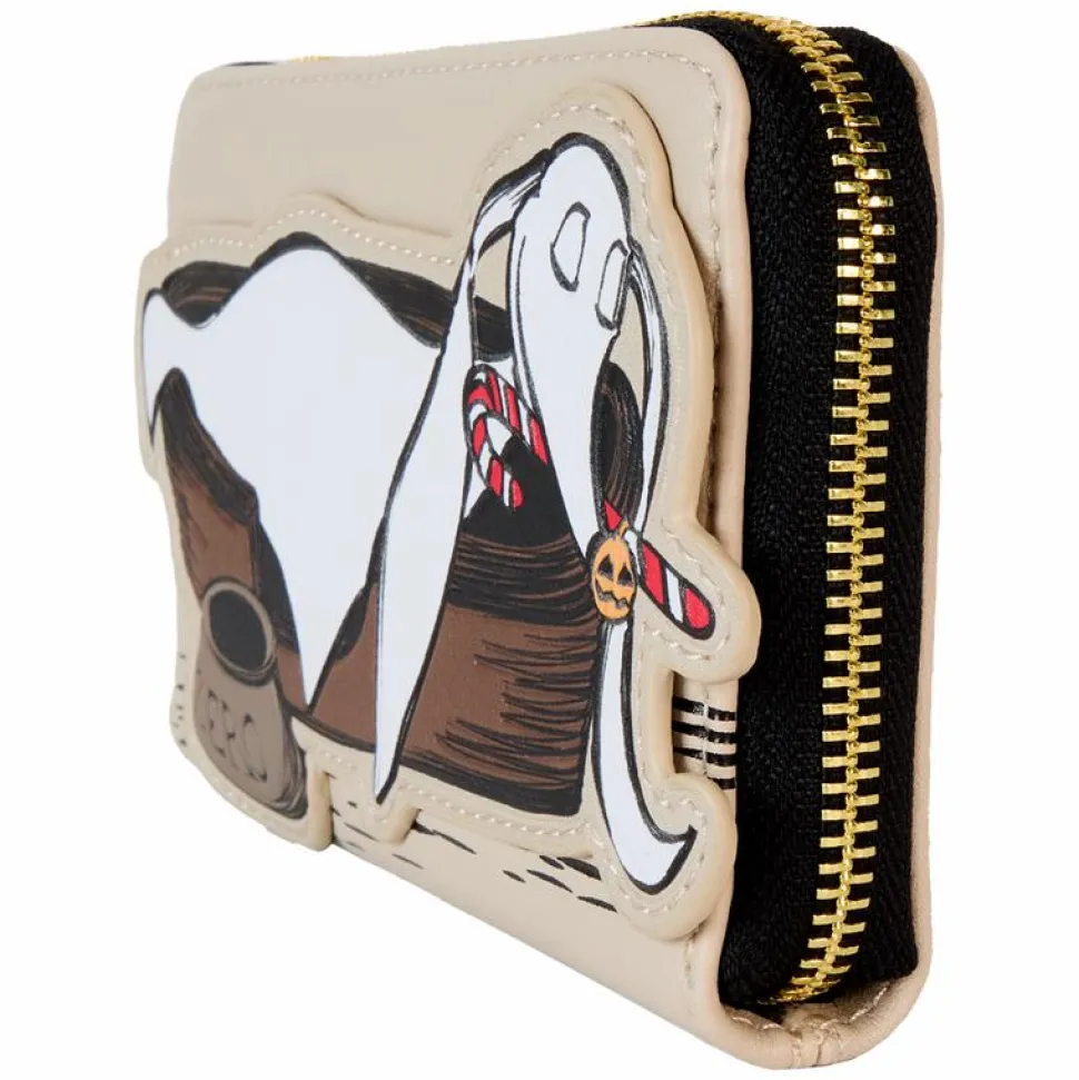 The Nightmare Before Christmas - Scientific Method Glow in the Dark 4" Faux Leather Zip-Around Wallet