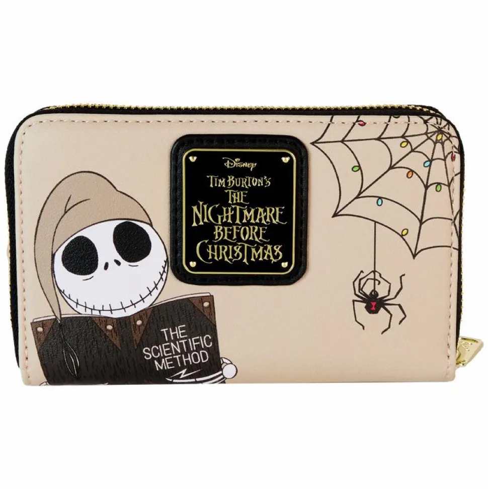The Nightmare Before Christmas - Scientific Method Glow in the Dark 4" Faux Leather Zip-Around Wallet