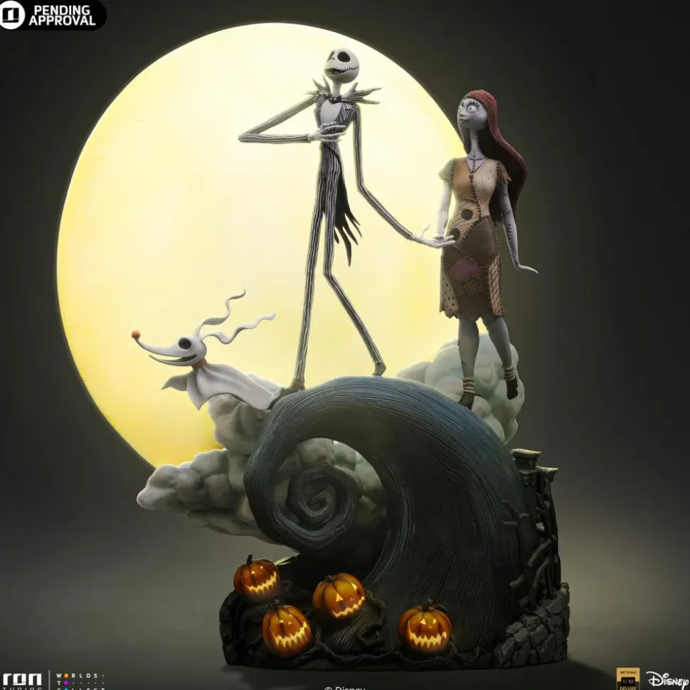 The Nightmare Before Christmas - Jack & Sally Deluxe 1/10th Scale Statue