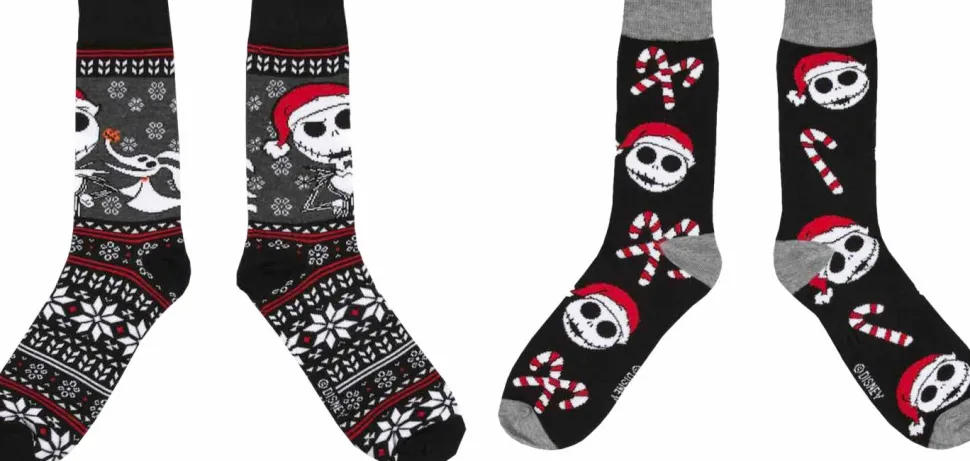 The Nightmare Before Christmas - Santa Jack & Zero Crew Socks 2-Pack