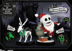 The Nightmare Before Christmas - Santa Jack & Skeleton Reindeer Mini Egg Attack Action Figure (2022 Convention Exclusive)
