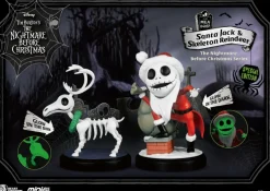 The Nightmare Before Christmas - Santa Jack & Skeleton Reindeer Mini Egg Attack Action Figure (2022 Convention Exclusive)
