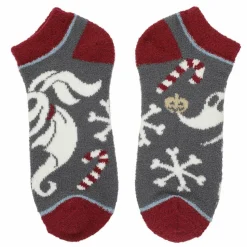 The Nightmare Before Christmas - Jack, Sally & Zero Chenille Ankle Socks 3-Pack
