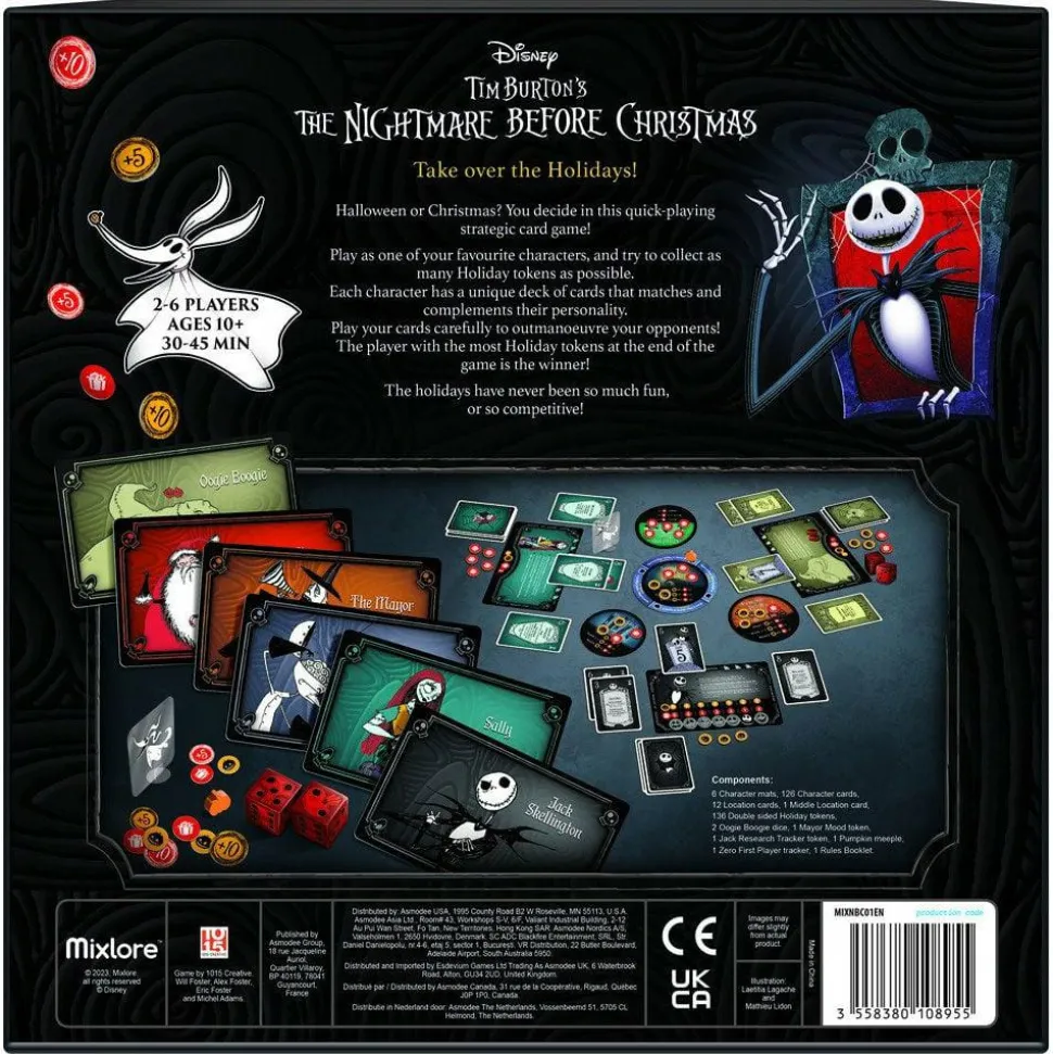 The Nightmare Before Christmas - Take Over the Holidays Board Game