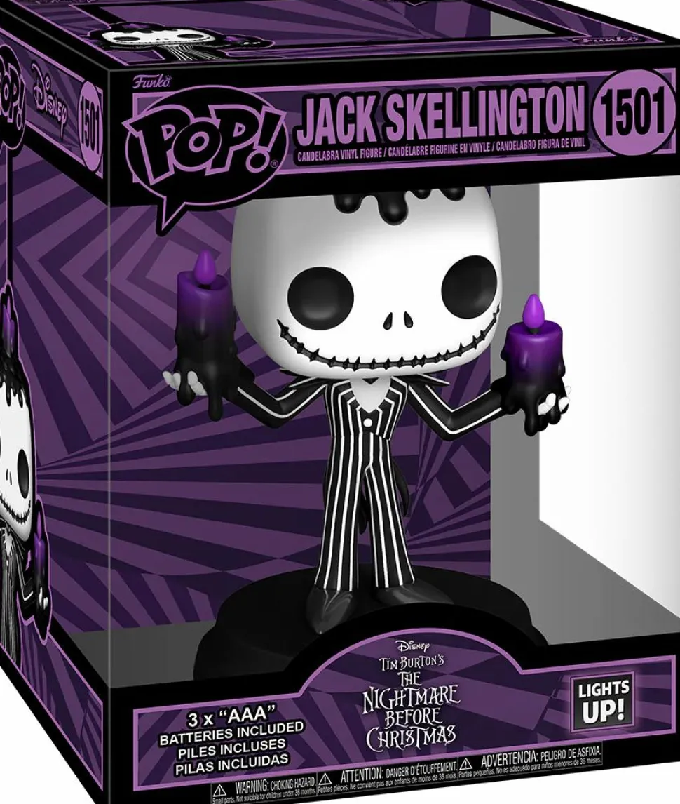 The Nightmare Before Christmas: Halloween - Jack Skellington (Lights Up) Super Sized 6" Pop! Vinyl Figure