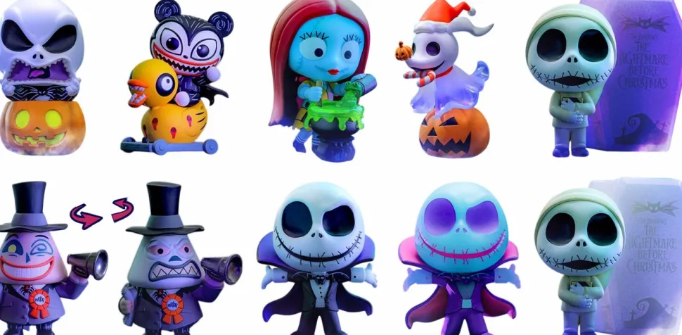 The Nightmare Before Christmas - Series 02 Cosbi Collection Blind Box Hot Toys Figure (Single Unit)