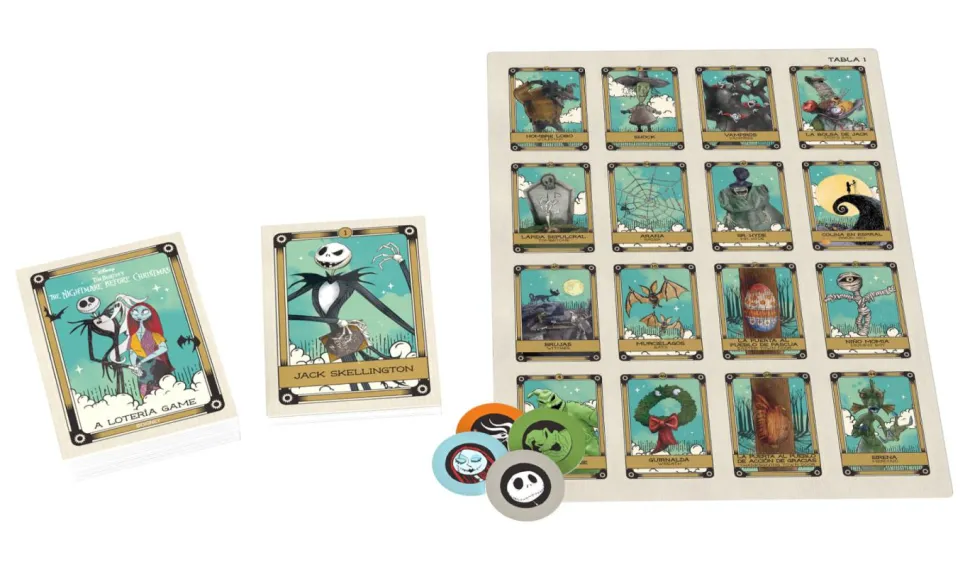 The Nightmare Before Christmas - A Loteria Board Game