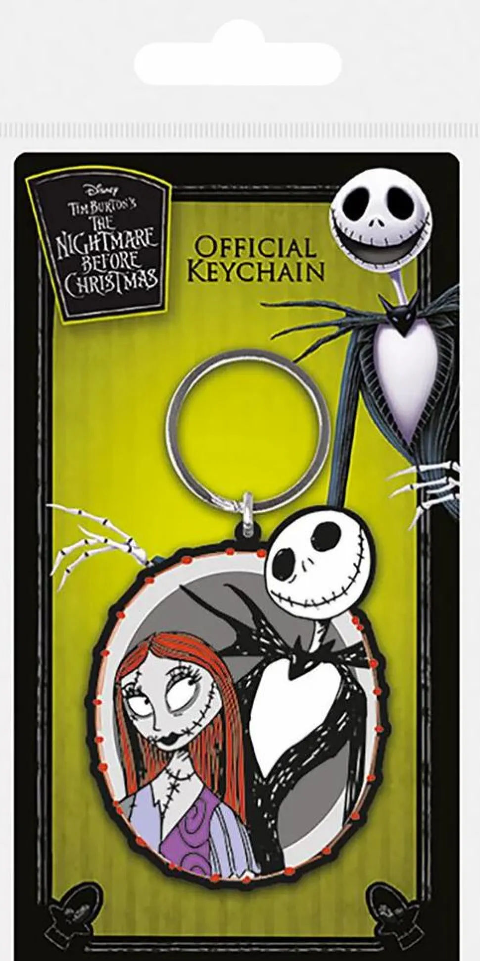 The Nightmare Before Christmas - Jack & Sally Rubber Keychain