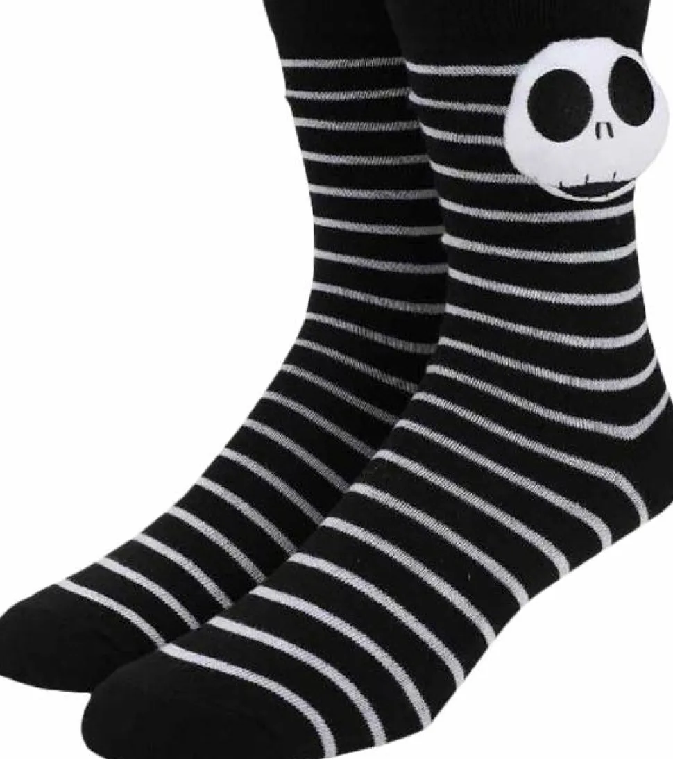 The Nightmare Before Christmas - Jack Skellington 3D Plush Crew Socks (One Pair)