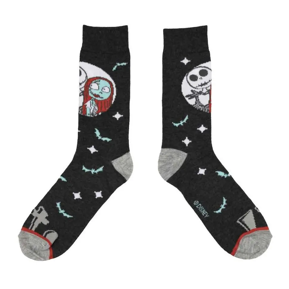 The Nightmare Before Christmas - Jack and Sally Crew Socks 3-Pack