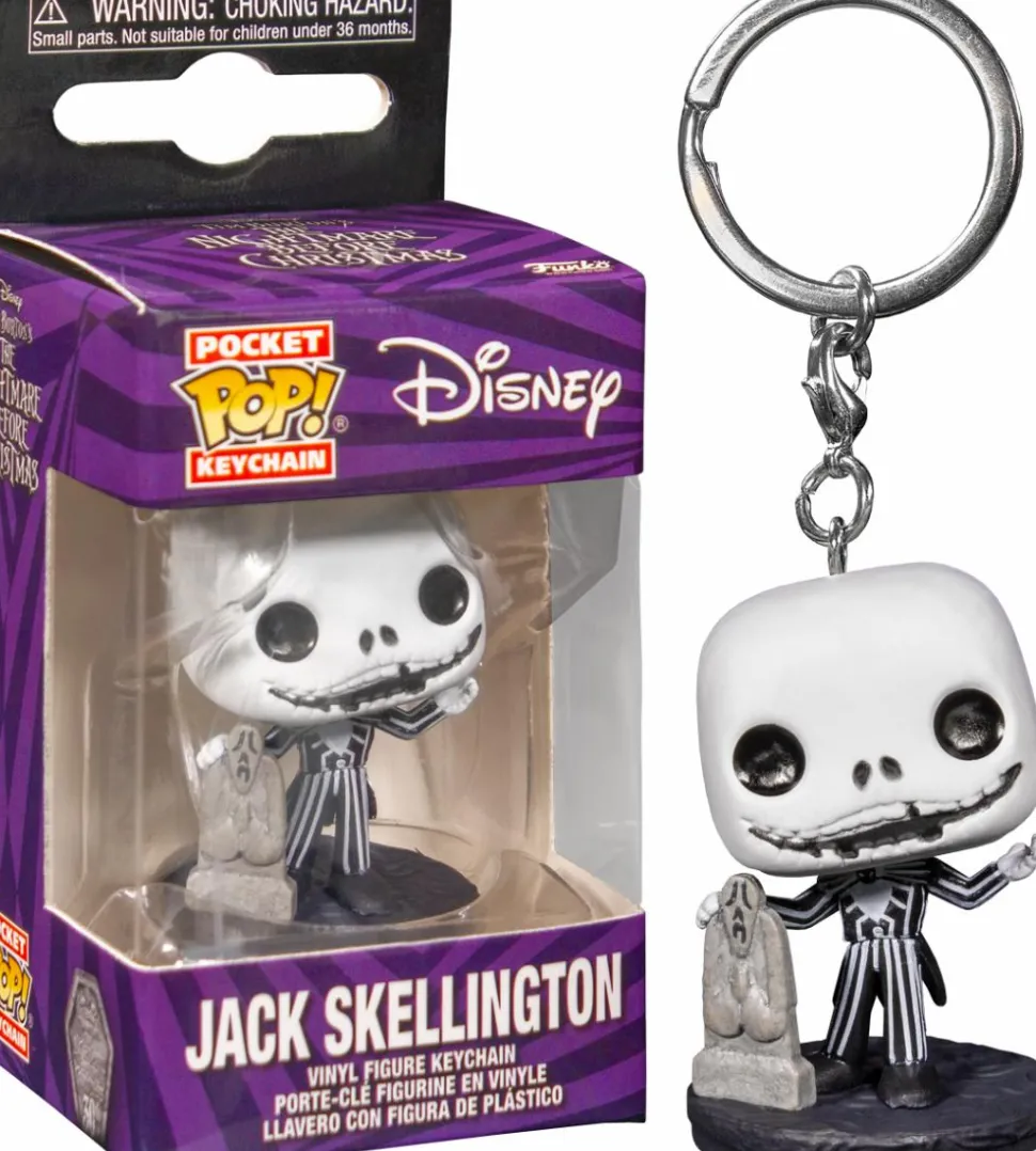 The Nightmare Before Christmas - 30th Anniversary Jack Pop! Vinyl Figure Keychain