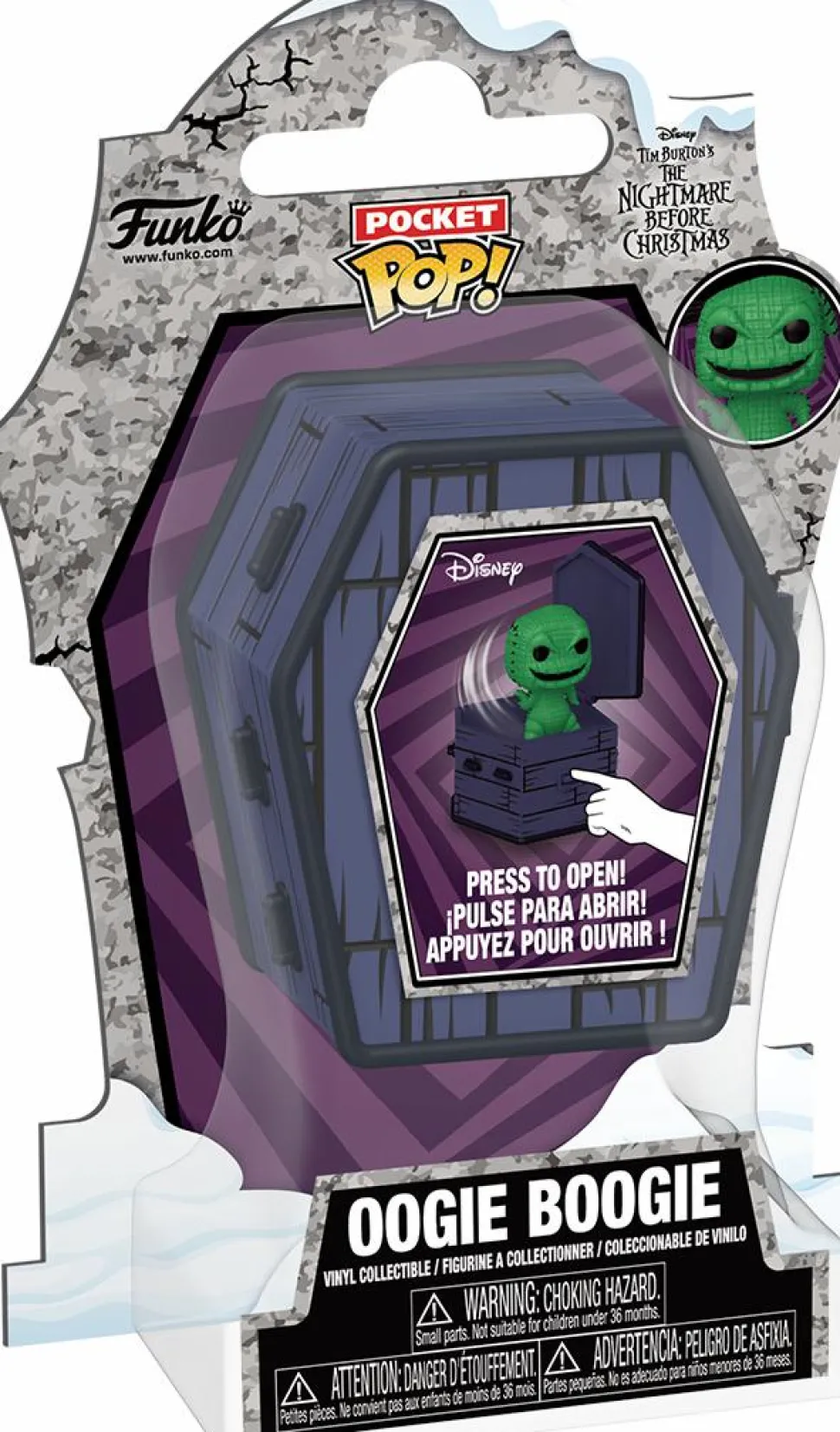 The Nightmare Before Christmas - Oogie Boogie in Coffin Pocket Pop! Vinyl Figure