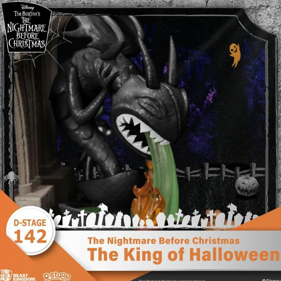 The Nightmare Before Christmas - Jack Skellington: The King of Halloween D-Stage 6" Diorama Statue