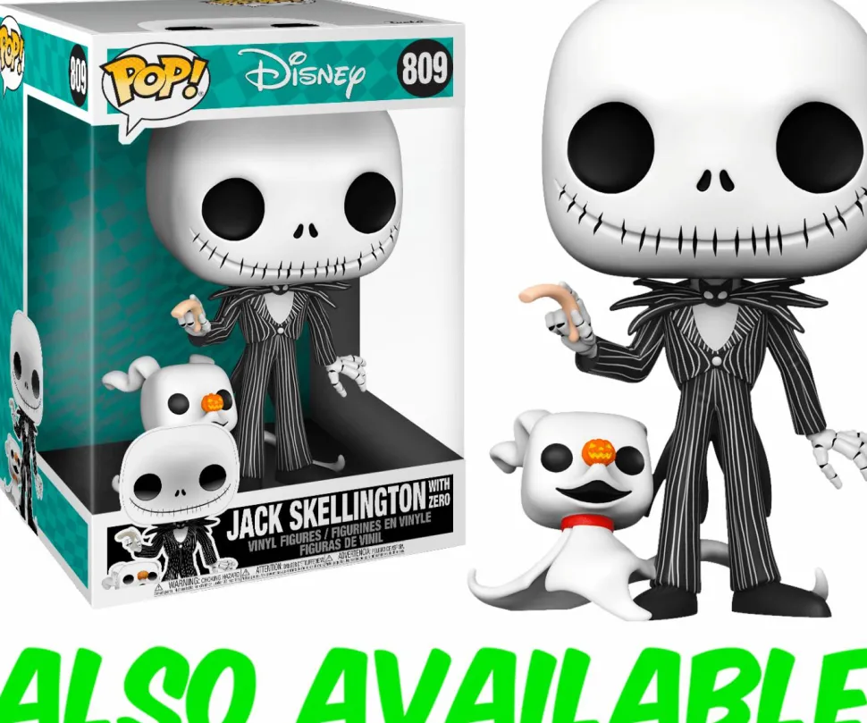 The Nightmare Before Christmas - Jack Skellington with Scary Face Pop! Vinyl Figure