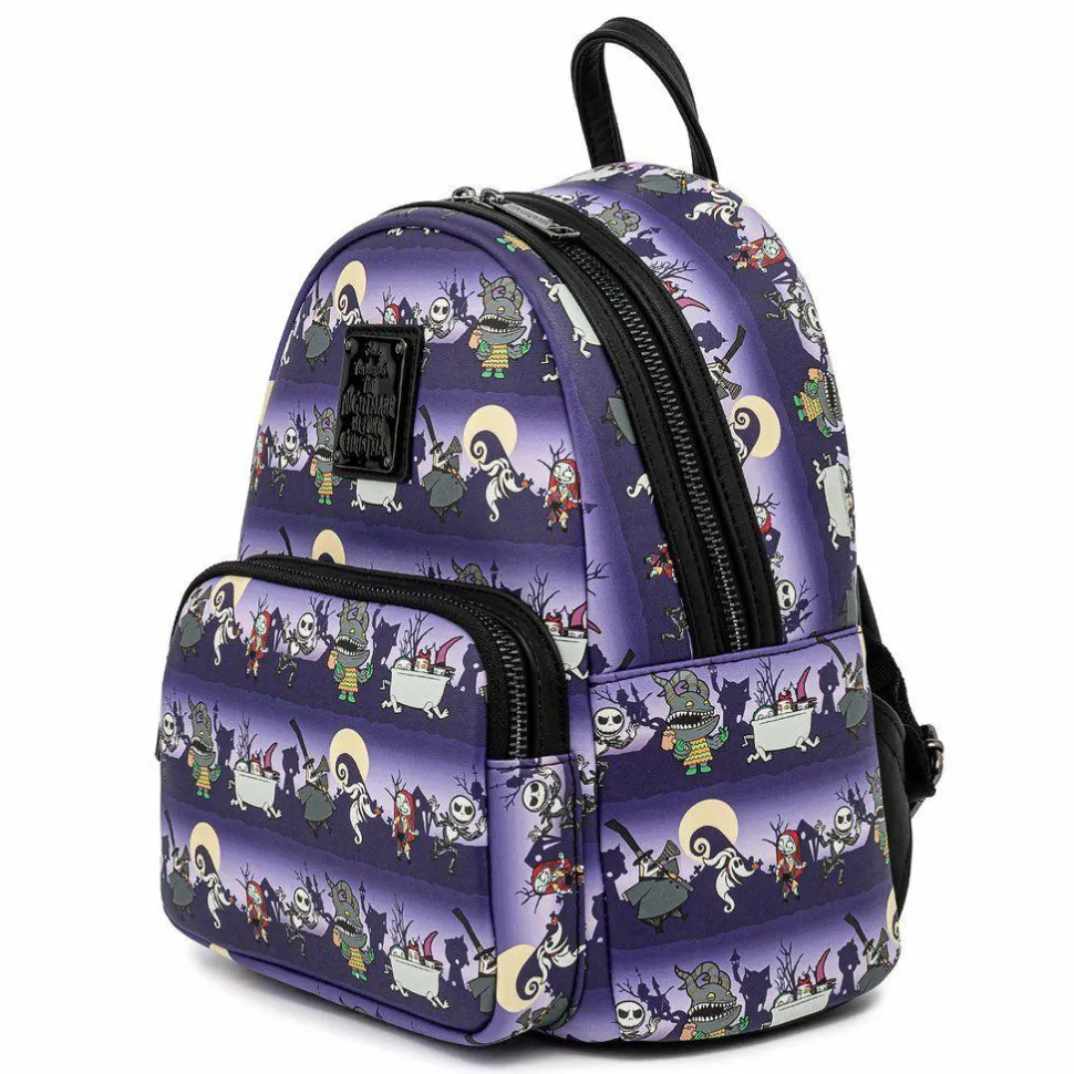 The Nightmare Before Christmas - Halloween Line 10” Faux Leather Mini Backpack