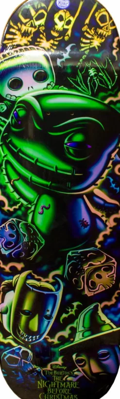 The Nightmare Before Christmas - Oogie Boogie Neon Funko Pop! Skateboard Deck (Deck Only)