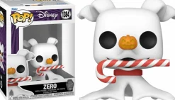 The Nightmare Before Christmas 30th Anniversary - Zero with Candy Cane Pop! Vinyl Figure