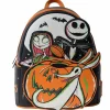 The Nightmare Before Christmas - Disney 100 Glow in the Dark 10" Faux Leather Mini Backpack