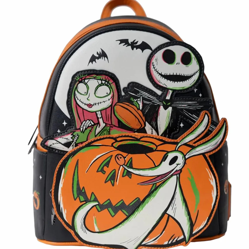 The Nightmare Before Christmas - Disney 100 Glow in the Dark 10" Faux Leather Mini Backpack