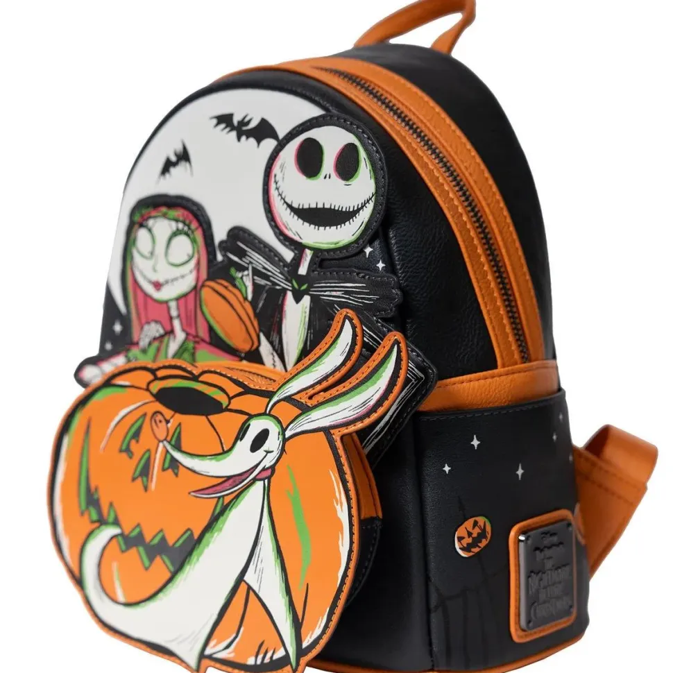 The Nightmare Before Christmas - Disney 100 Glow in the Dark 10" Faux Leather Mini Backpack
