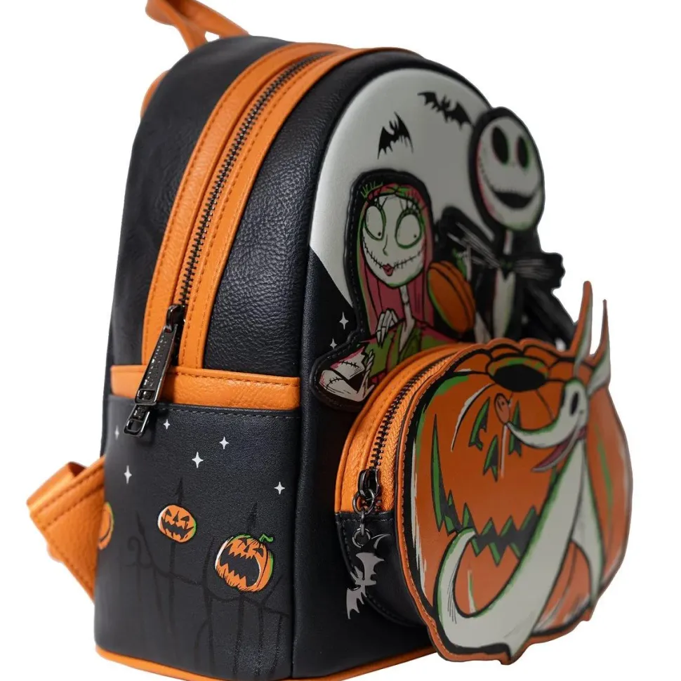 The Nightmare Before Christmas - Disney 100 Glow in the Dark 10" Faux Leather Mini Backpack