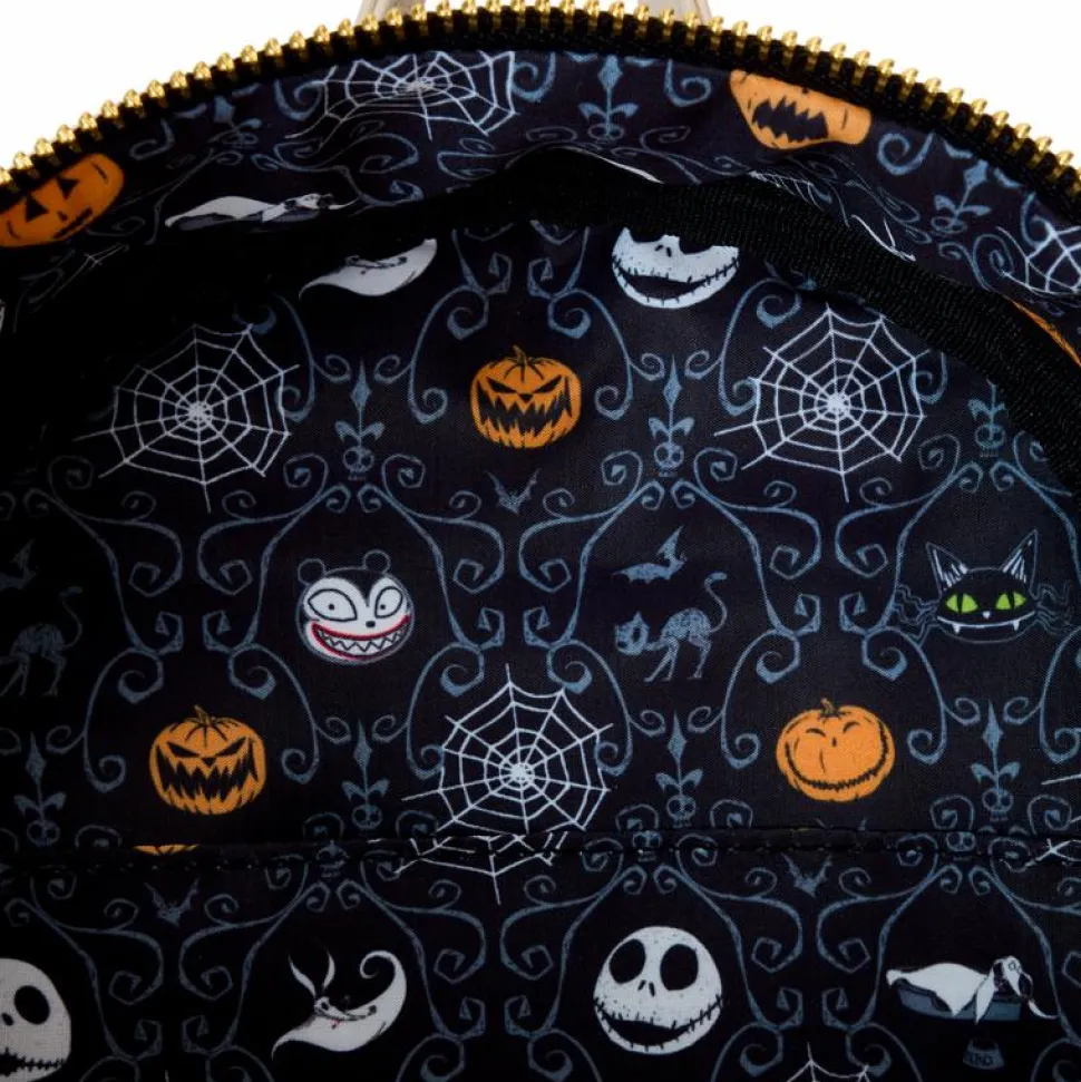 The Nightmare Before Christmas - Mayor with Plans Cosplay Lenticular 10" Faux Leather Mini Backpack