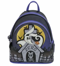The Nightmare Before Christmas - Zero Doghouse Glow in the Dark 10” Faux Leather Mini Backpack