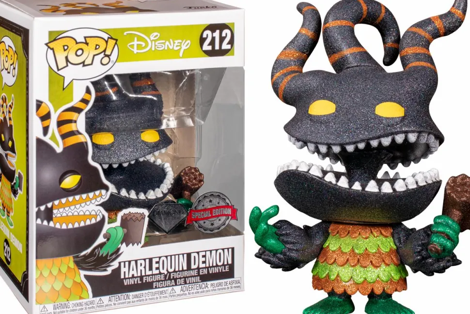 The Nightmare Before Christmas - Harlequinn Demon Diamond Glitter Pop! Vinyl Figure