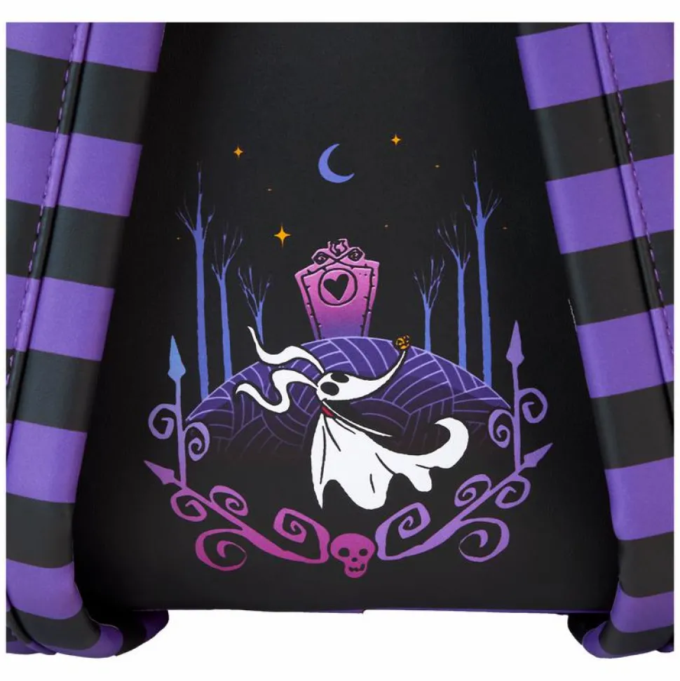 The Nightmare Before Christmas - Zero Graveyard Light Up 10" Faux Leather Mini Backpack