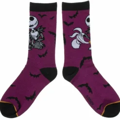 The Nightmare Before Christmas - Crew Socks in Coffin Box 3-Pack (One Size)
