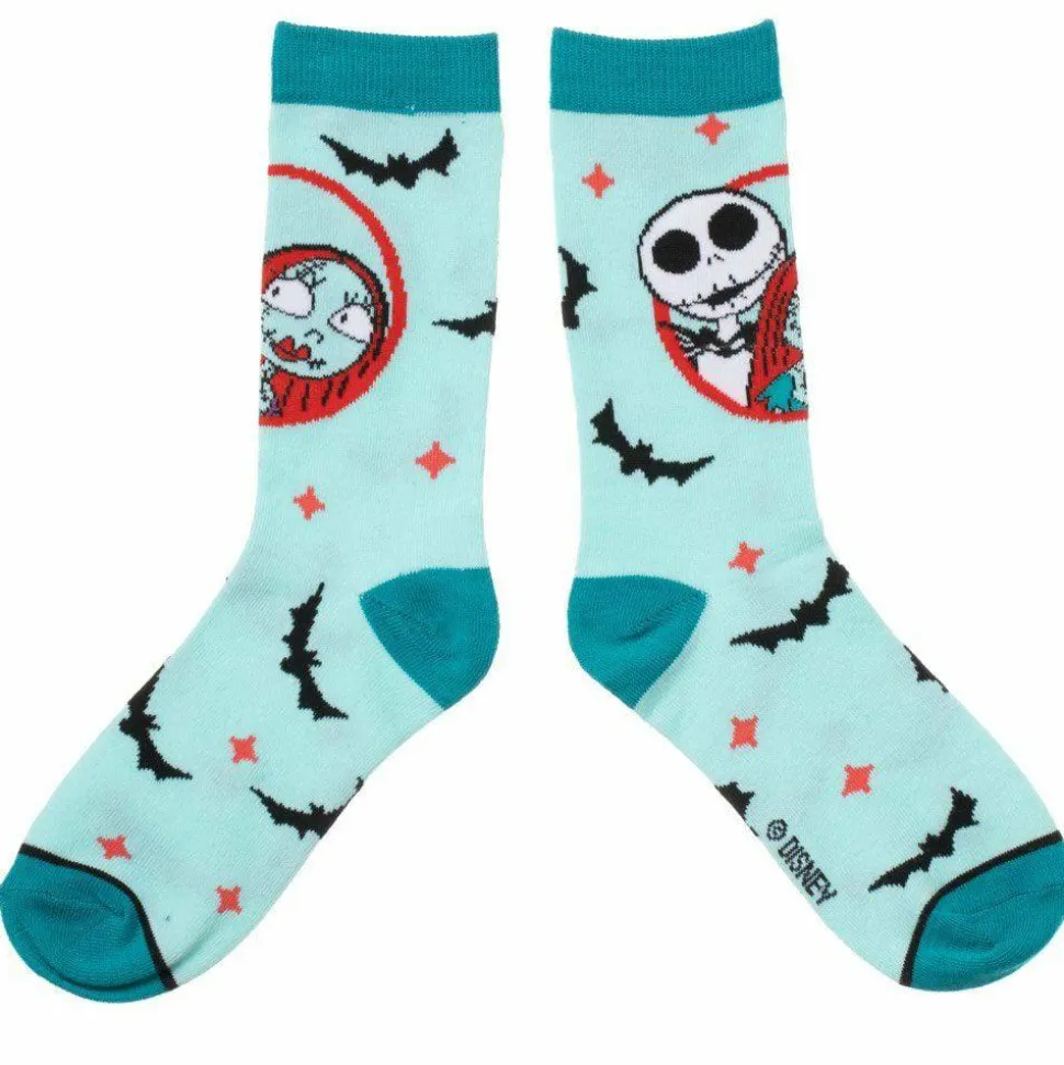 The Nightmare Before Christmas - Crew Socks in Coffin Box 3-Pack (One Size)