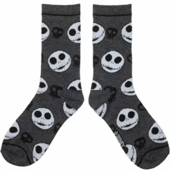 The Nightmare Before Christmas - Crew Socks in Coffin Box 3-Pack (One Size)