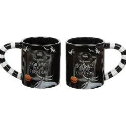 The Nightmare Before Christmas - Jack and Sally 3D Sculpted Ceramic Mug 2-Pack